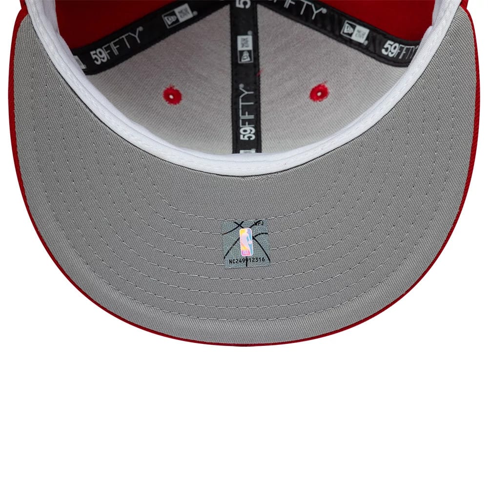 Pictured is this NBA Hardwood Classic Houston Rockets 59FIFTY Fitted cap in red. 2