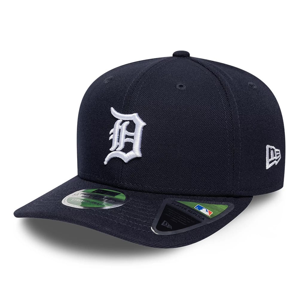 Pictured is this MLB Player Replica Detroit Tigers 9SEVENTY Stretch Snap cap in navy. 1
