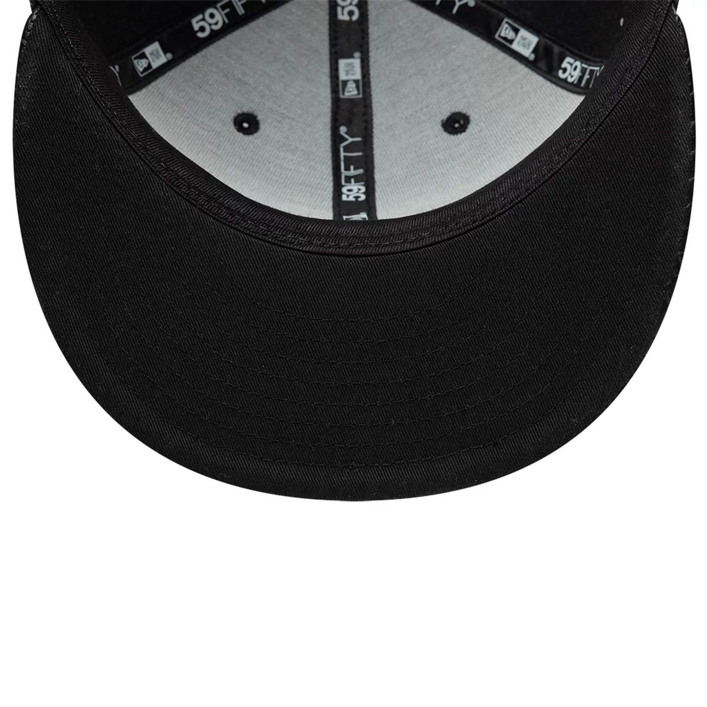 Pictured is this New Era Woven PU 59FIFTY Fitted cap in black. 5