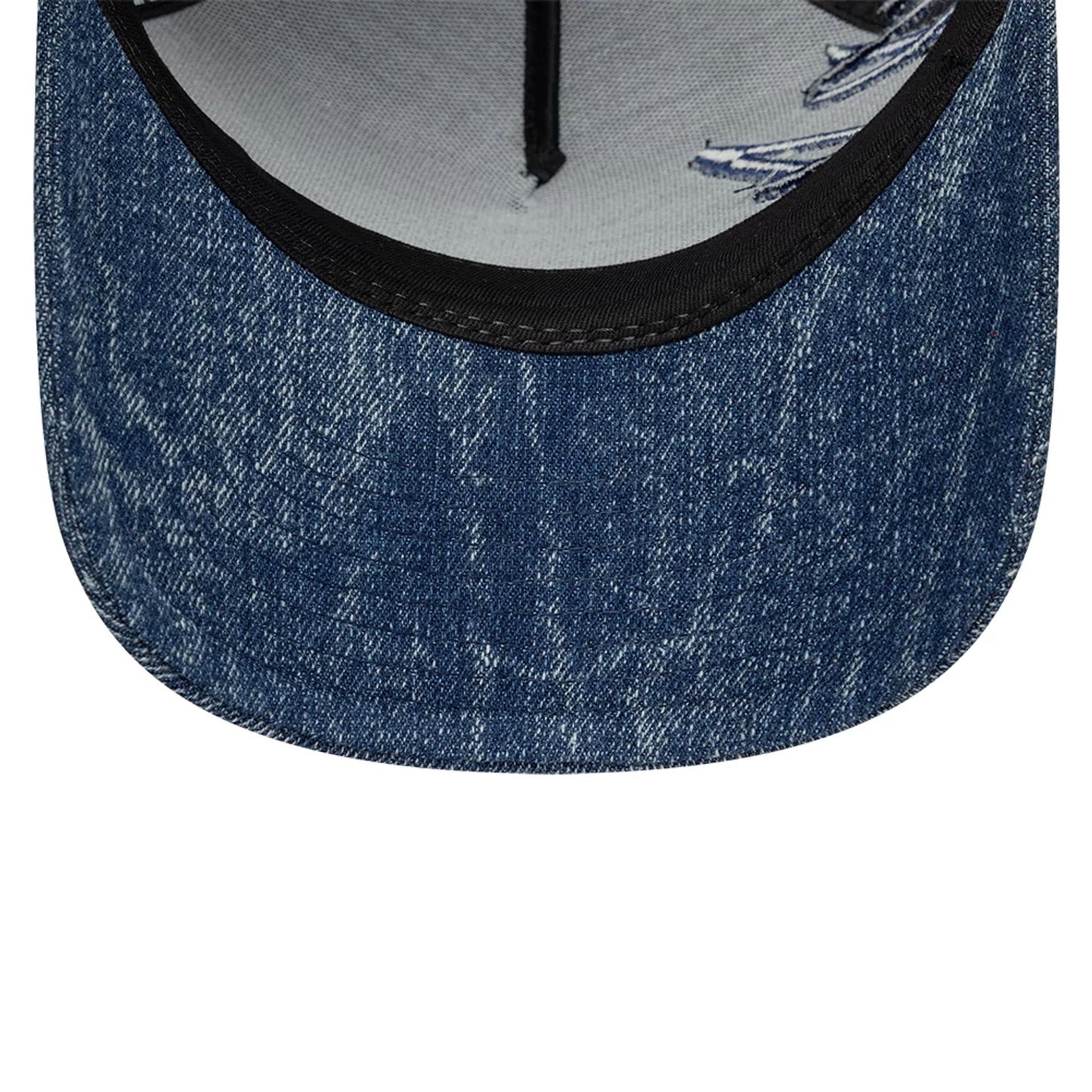 Pictured is this New Era Denim 59FORTY A-Frame Fitted cap in navy. 7