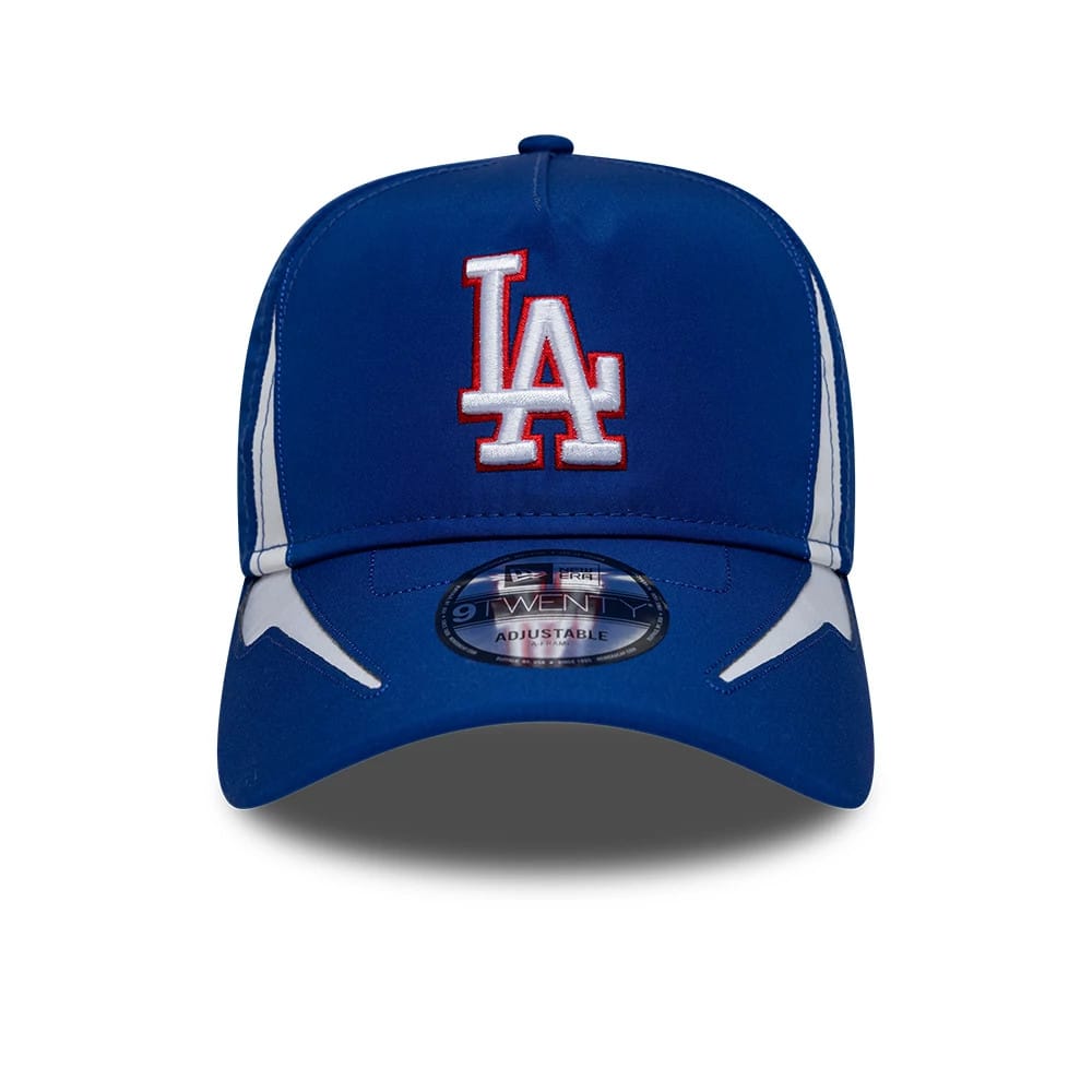 Pictured is this MLB Panel LA Dodgers 9TWENTY A-Frame cap in blue. 3