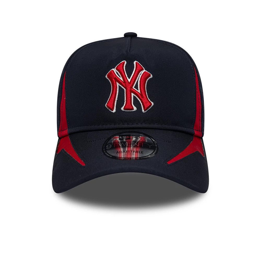 Pictured is this MLB Panel New York Yankees 9TWENTY A-Frame cap in navy. 3