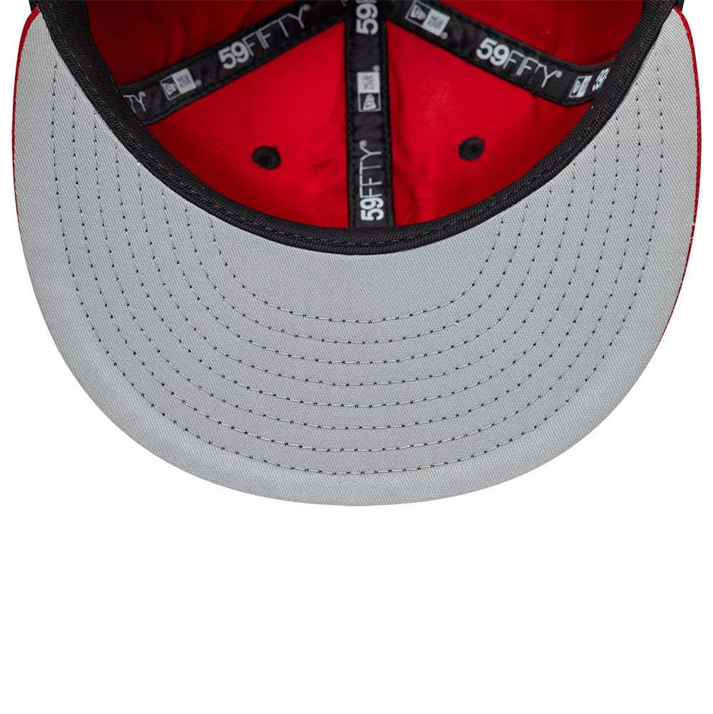 Pictured is this LMB Multi Logo Mexico Diablos 59FIFTY Fitted cap in black. 8