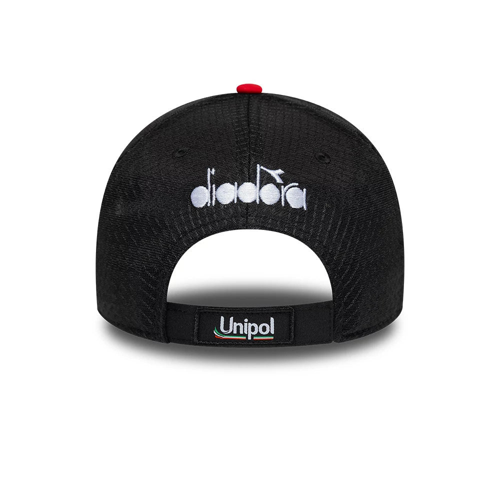 Pictured is this Ducati Motor Replica Team 9FORTY E-Frame Adjustable cap in red. 5