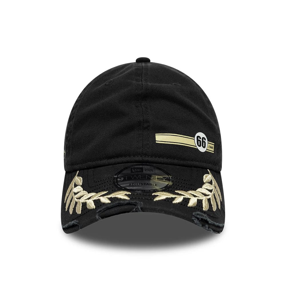 Pictured is this Washed Graphic 24HR Le Mans 9TWENTY cap in black. 2