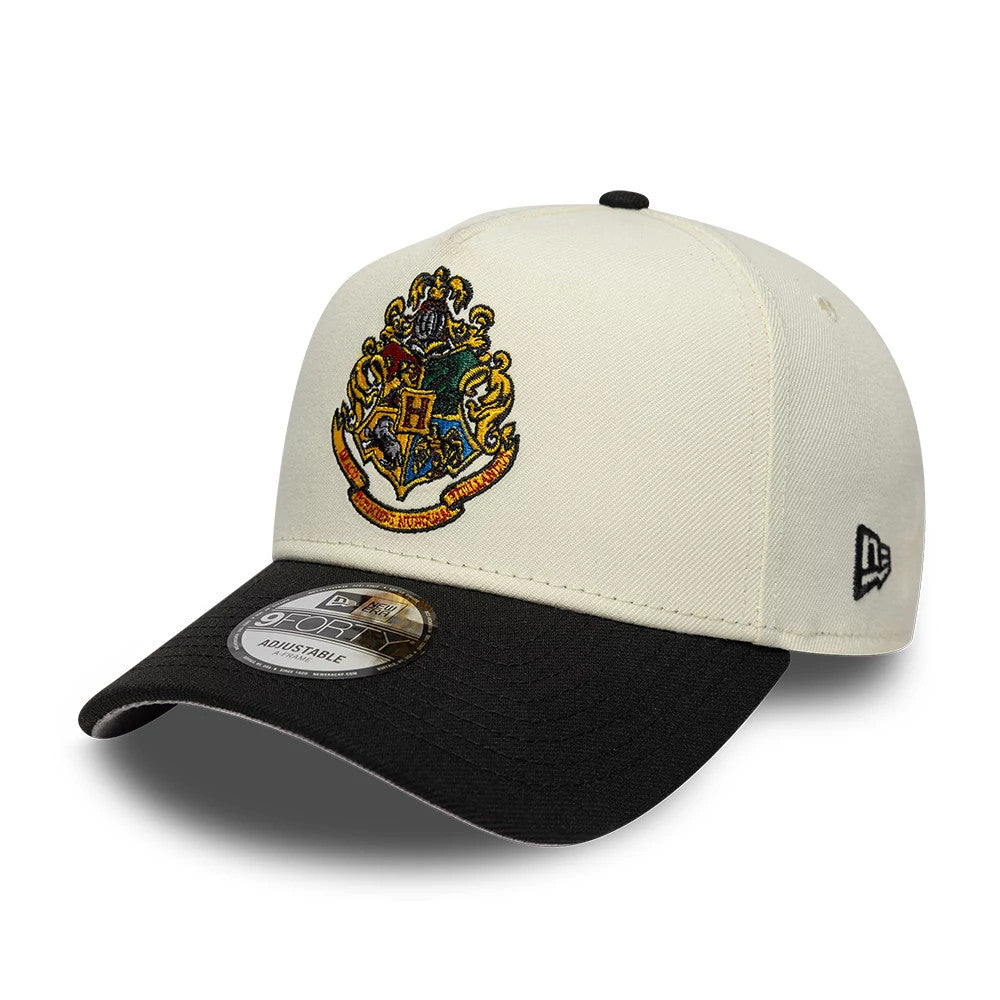 Pictured is this Harry Potter Hogwarts 9FORTY A-Frame cap in white and black. 4