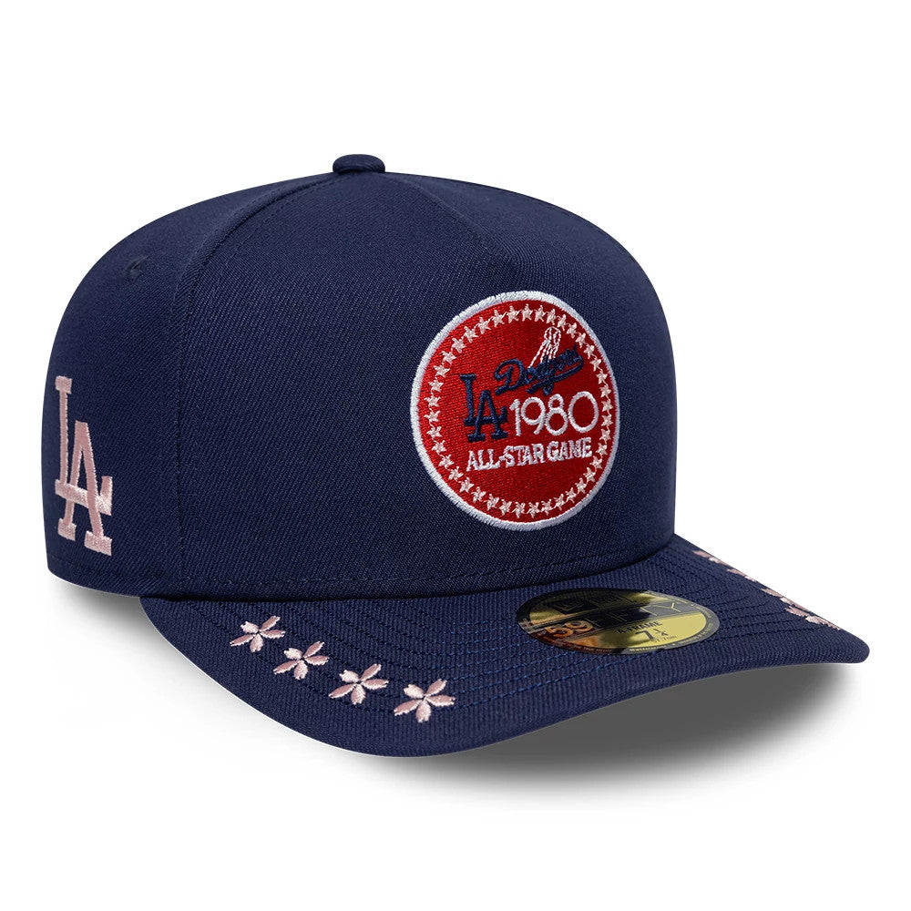 Pictured is this MLB All Star Game LA Dodgers 59FIFTY A-Frame Fitted cap in navy. 1