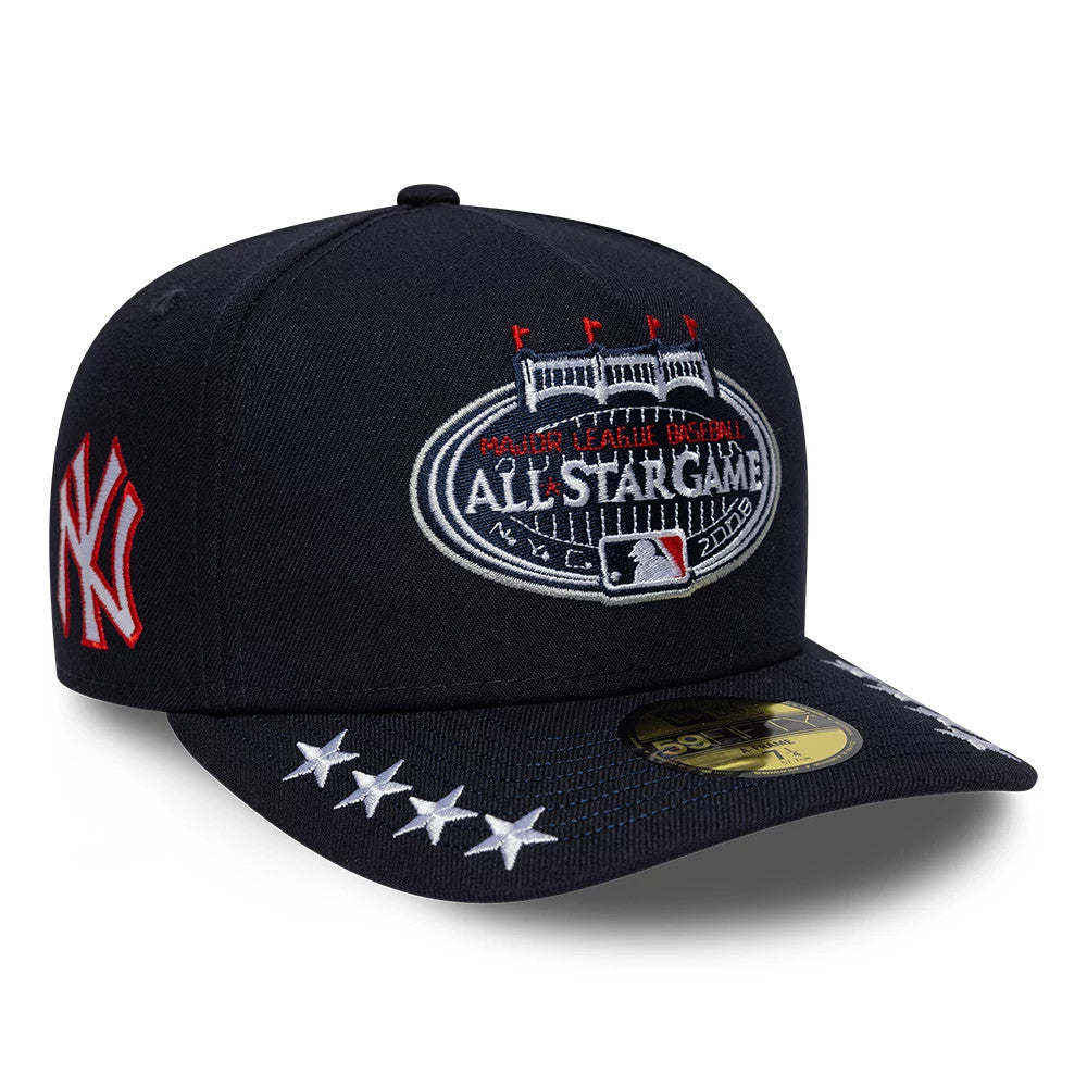Pictured is this MLB All Star Game New York Yankees 59FIFTY A-Frame Fitted cap in navy. 1