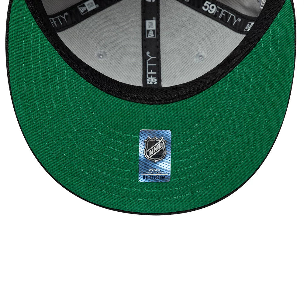 Pictured is this NHL Champions LA Kings 59FIFTY Fitted cap in grey & black. 2