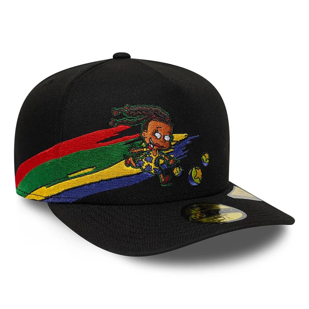 Pictured is this Rugrats Susie Carmichael 59FIFTY A-Frame Fitted cap in black. 1