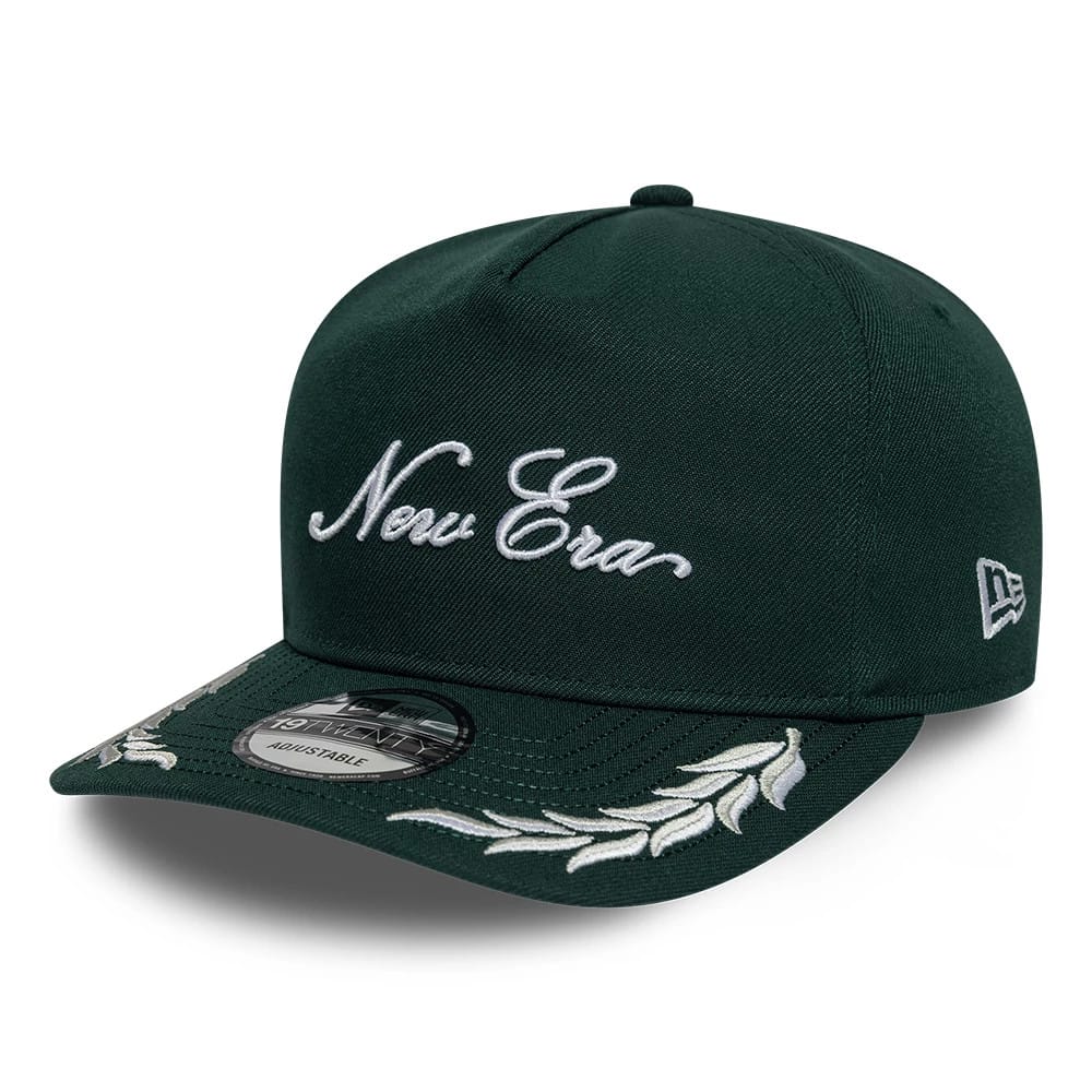 Pictured is this New Era 19TWENTY cap in dark green. 1