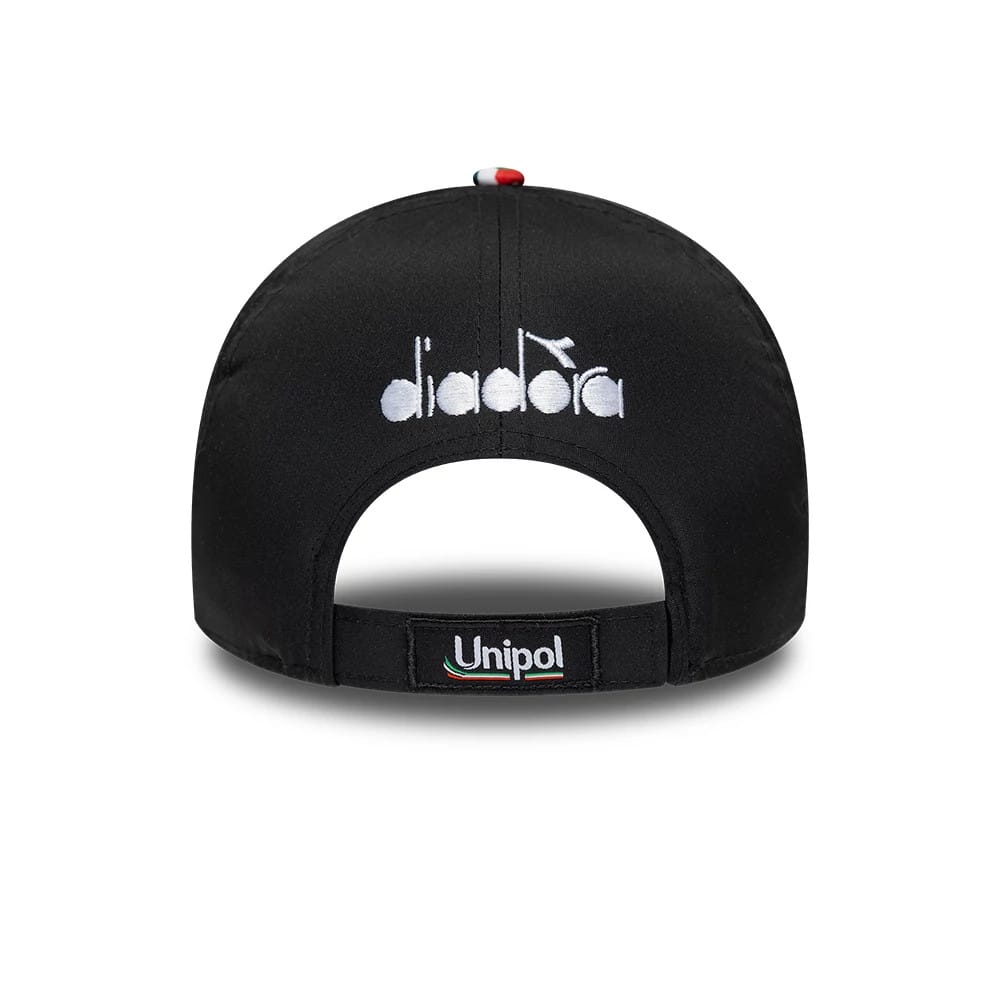 Pictured is this Replica Pecco Bagnaia Mugello Race Special Ducati 9FORTY E-Frame cap in red. 5