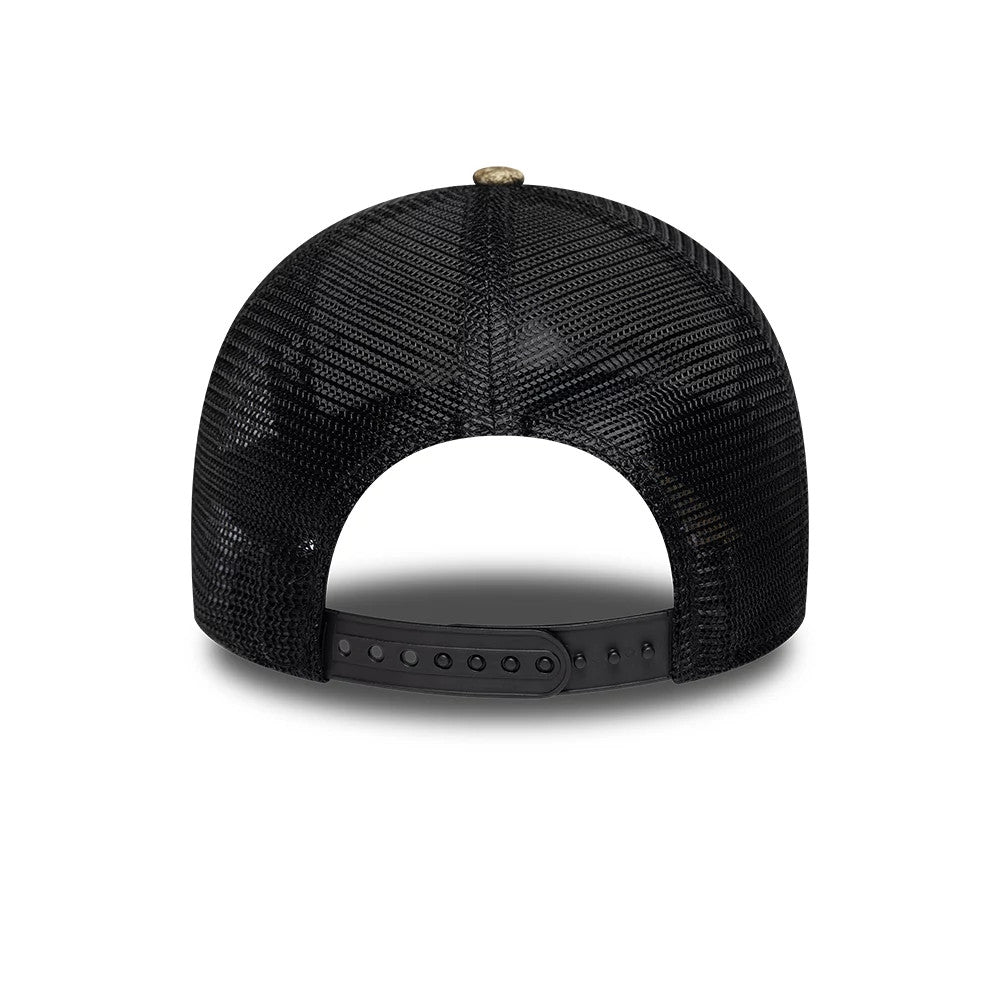 Pictured is this New Era Heritage Patch 9FORTY A-Frame Trucker cap in Realtree camo. 4