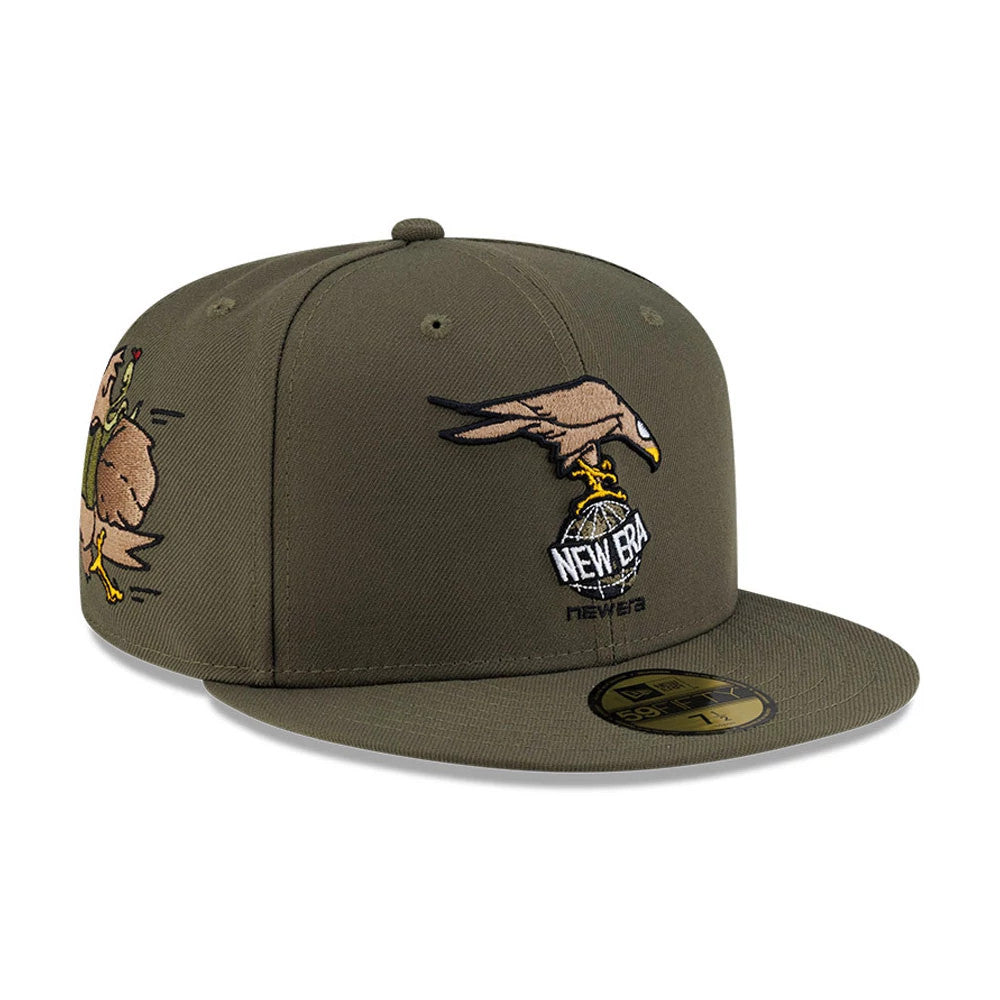 Pictured is this Roji Soccer 59FIFTY Fitted cap in green. 1