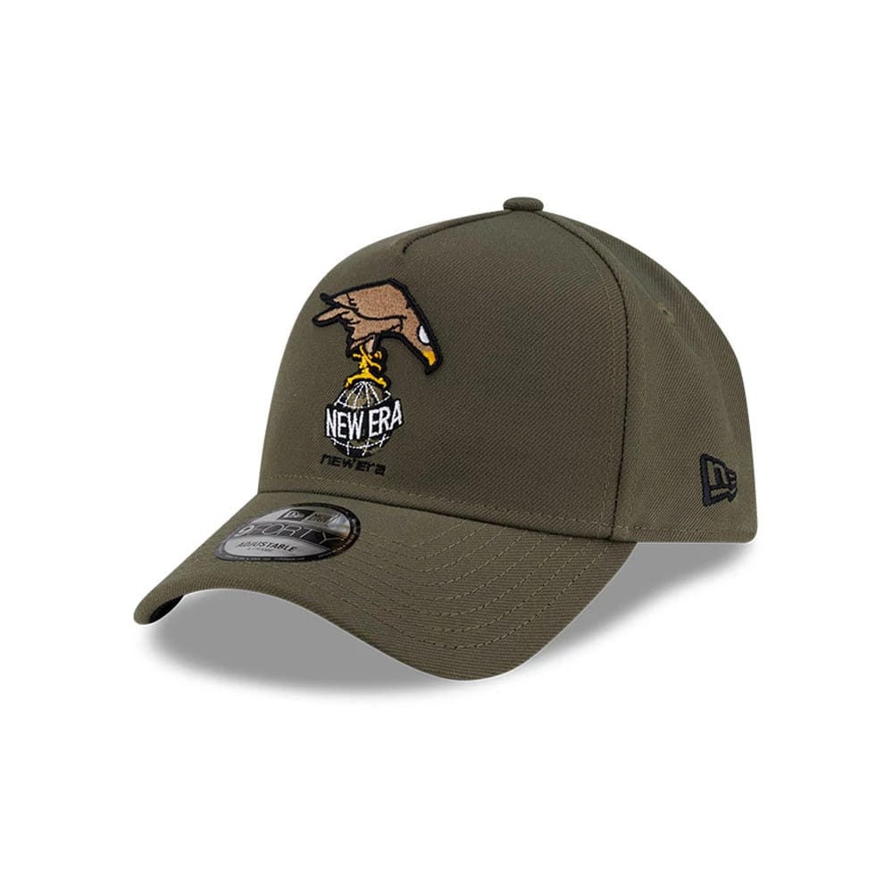 Pictured is this Roji Soccer 9FORTY A-Frame cap in green. 1