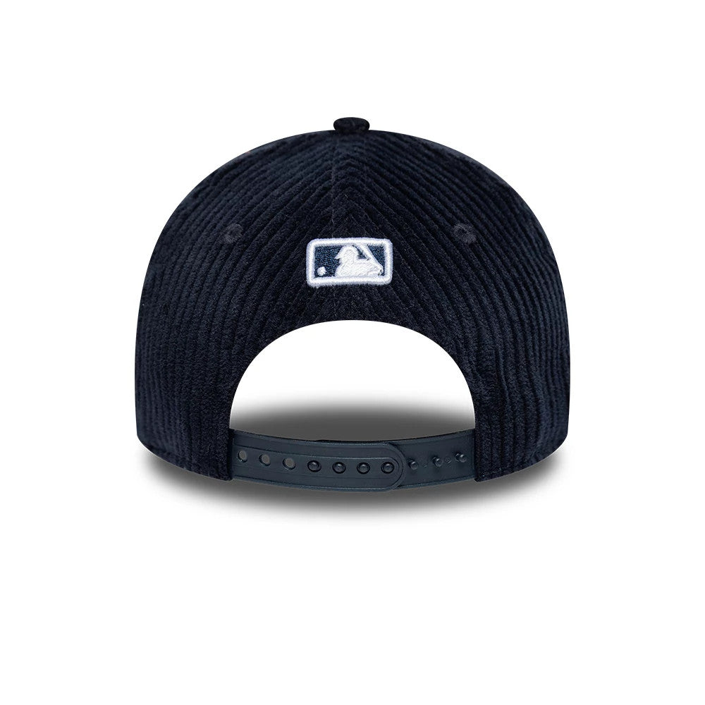Pictured is this Youth MLB Cord New York Yankees 9FORTY M-Crown cap in navy. 4