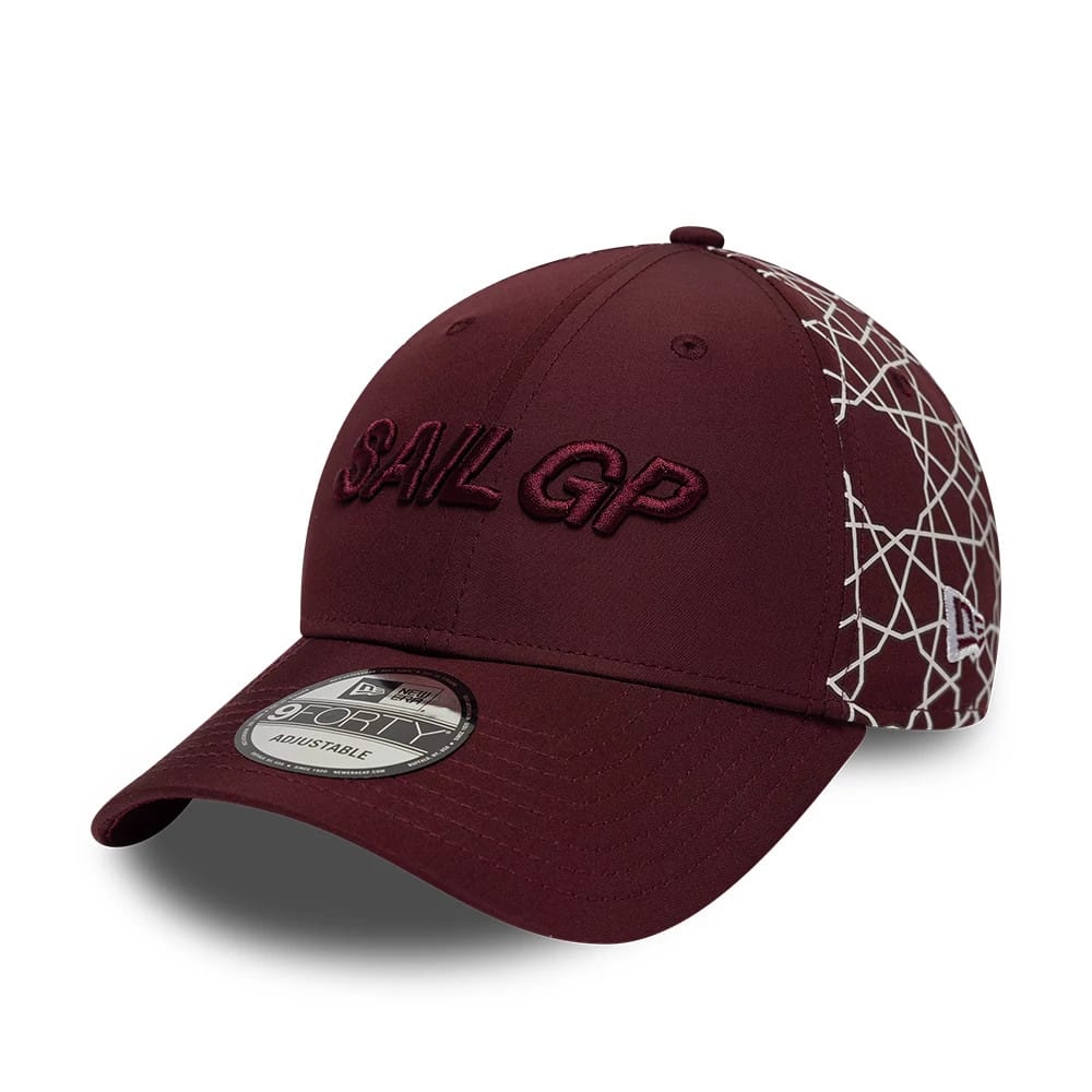 Pictured is this Dubai Abu Dhabi Air Event Sail GP 9FORTY cap in dark red. 1