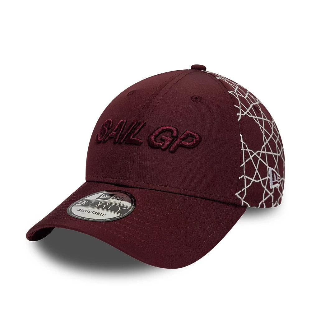 Pictured is this Dubai Abu Dhabi Air Event Sail GP 9FORTY cap in dark red. 1