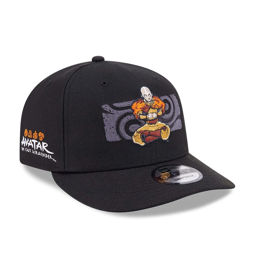 Pictured is this Aang Avatar 9FIFTY Snapback cap in black. 1