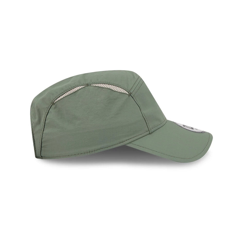 Pictured is this New Era Elevated Basics Runner cap in open green. 7