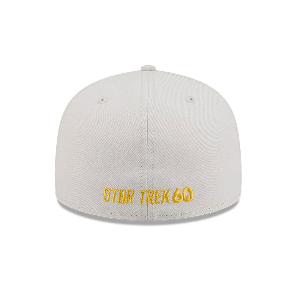 Pictured is this Logo Star Trek 59FIFTY Fitted cap in light beige. 7