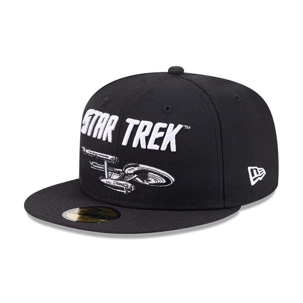 Pictured is this Enterprise Star Trek 59FIFTY Fitted cap in black. 1