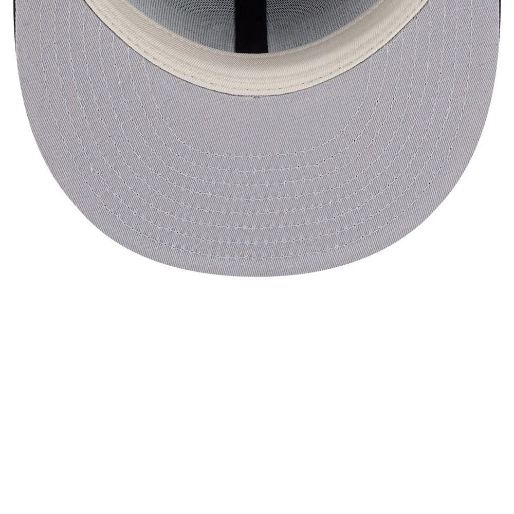 Pictured is this Fear Of God X MLB Logo 59FIFTY Fitted cap in black. 2