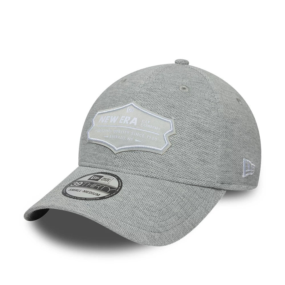 Pictured is this New Era Jersey 39THIRTY Stretch Fit cap in grey. 1