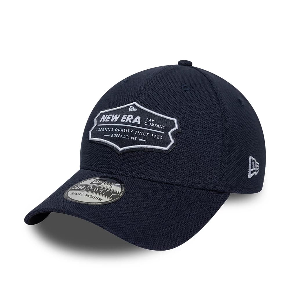 Pictured is this New Era Jersey 39THIRTY Stretch Fit cap in navy. 1