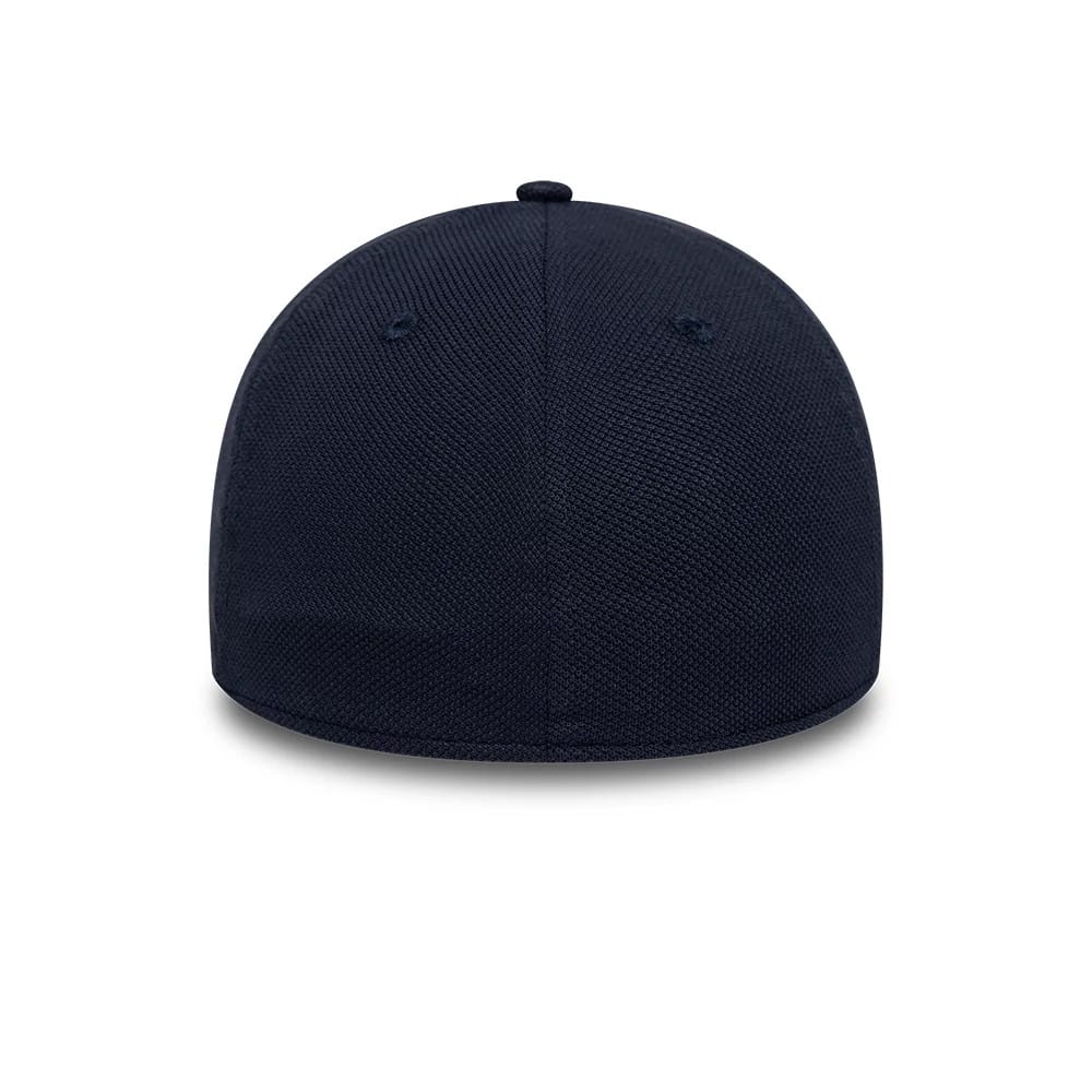 Pictured is this New Era Jersey 39THIRTY Stretch Fit cap in navy. 6