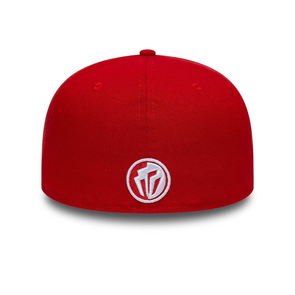 Pictured is this Gettomasa X New Era 59FIFTY Fitted cap in red. 5