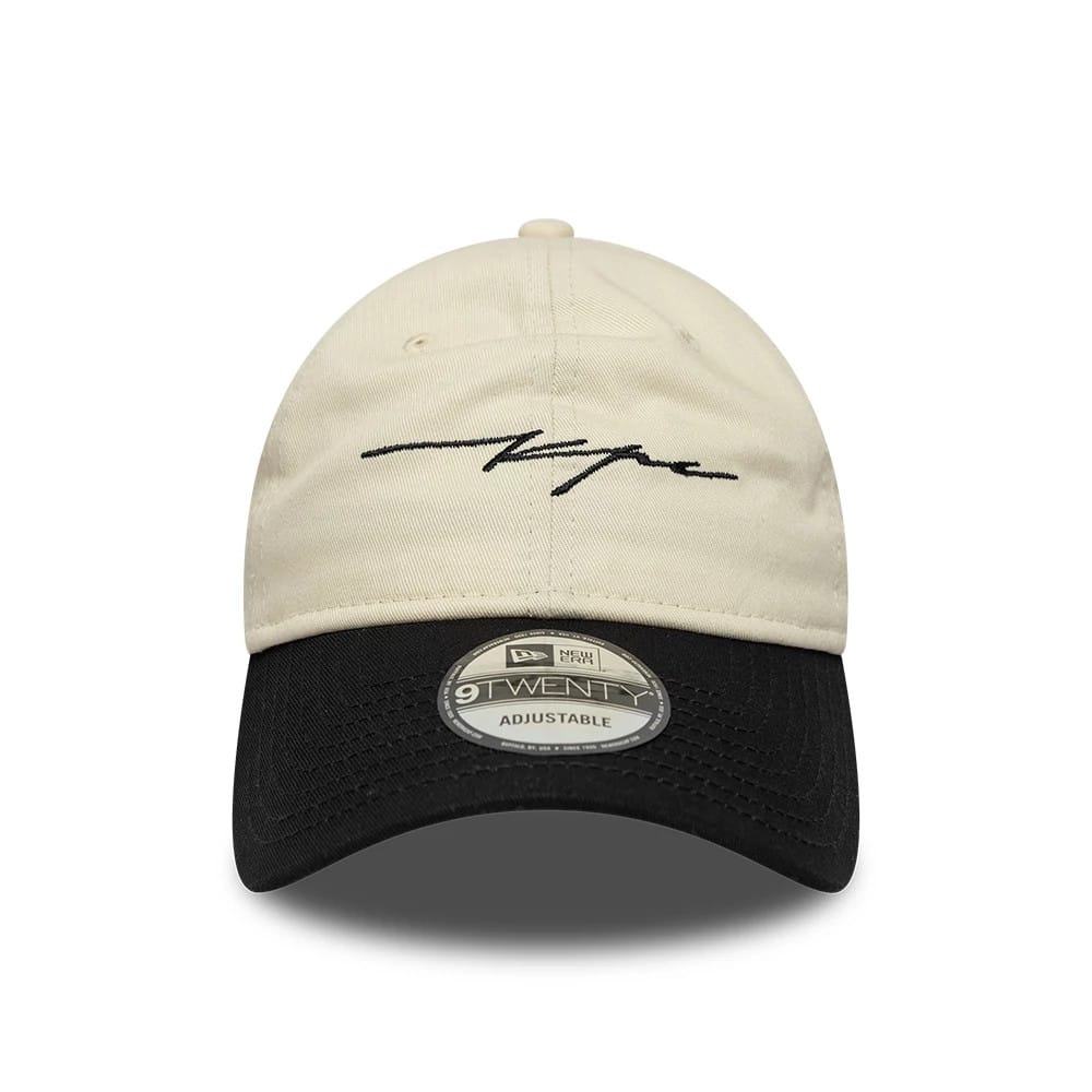 Pictured is this Gettomasa X New Era 9TWENTY Adjustable cap in light beige. 2