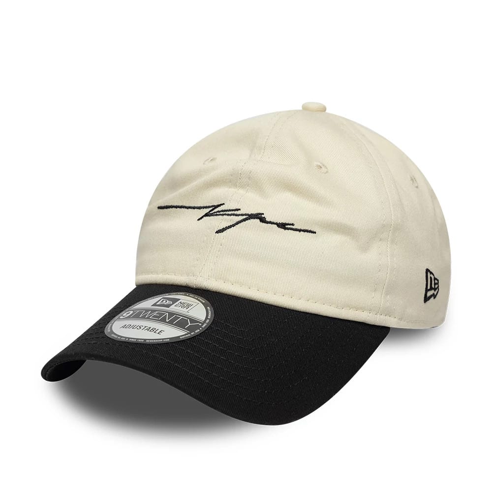 Pictured is this Gettomasa X New Era 9TWENTY Adjustable cap in light beige. 1