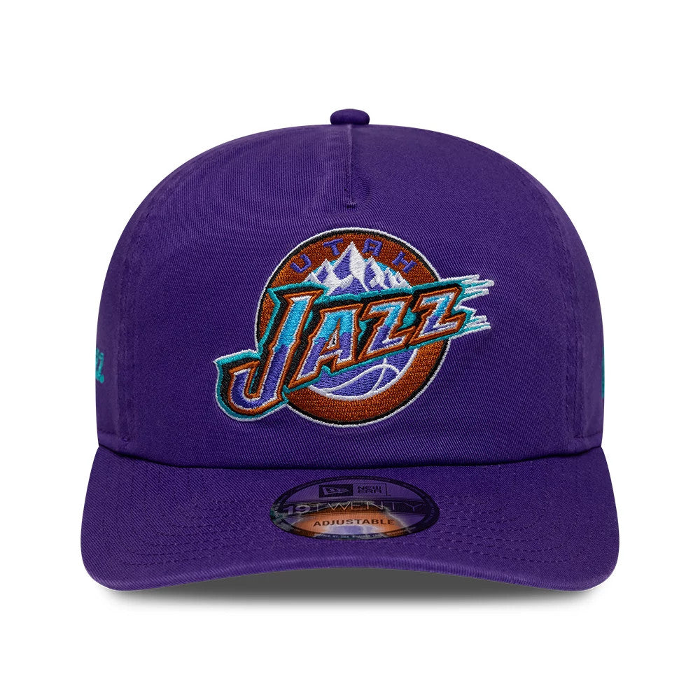 Pictured is this NBA Hardwood Classic Utah Jazz 19TWENTY cap in purple. 2