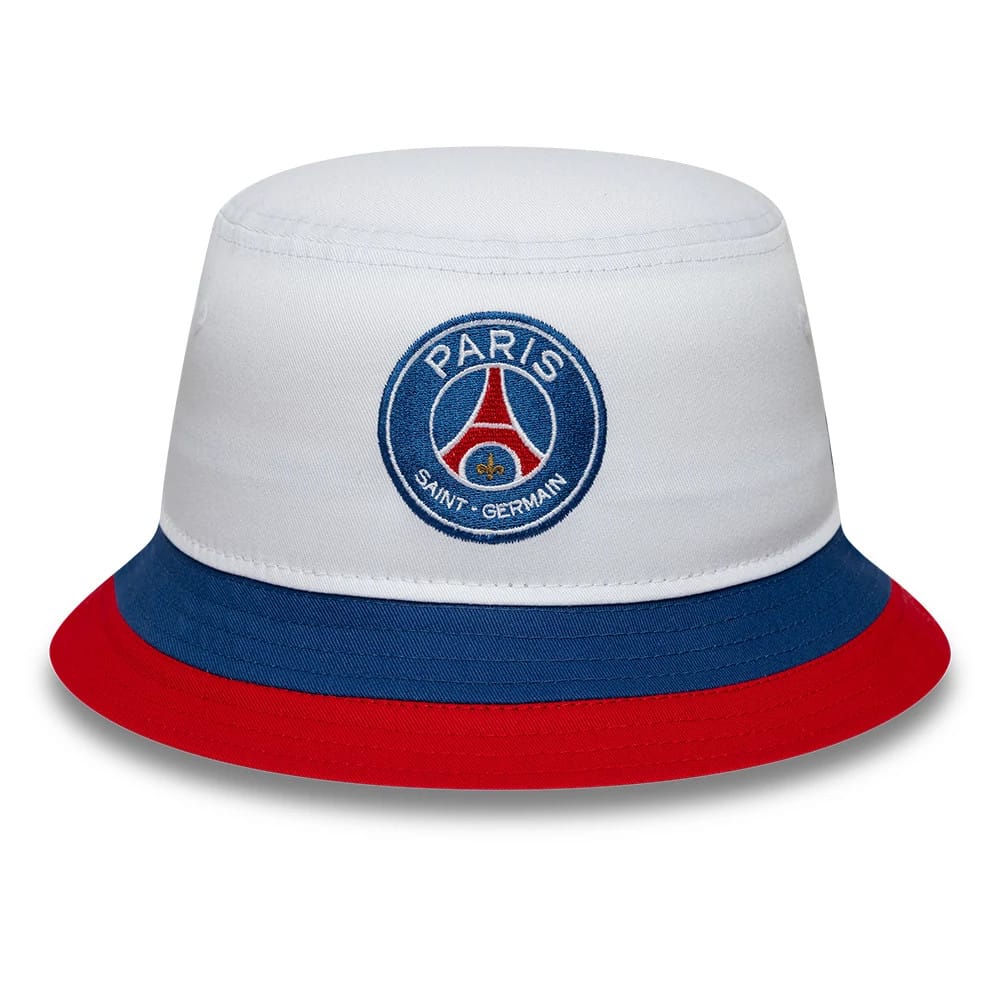 Pictured is this Paris Saint-Germain 86 Bucket cap in white. 2