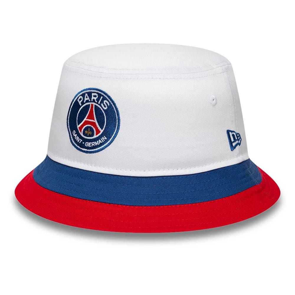 Pictured is this Paris Saint-Germain 86 Bucket cap in white. 1