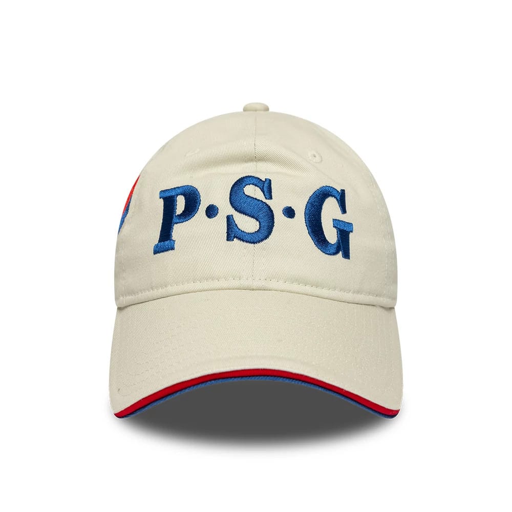 Pictured is this Paris Saint-Germain 86 9TWENTY cap in light beige. 3