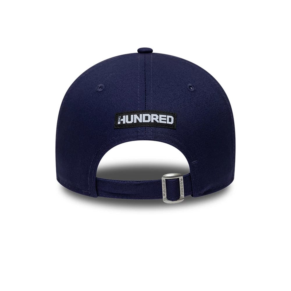 Pictured is this The Hundred 2026 London Spirit 9FORTY Adjustable cap in dark blue. 4