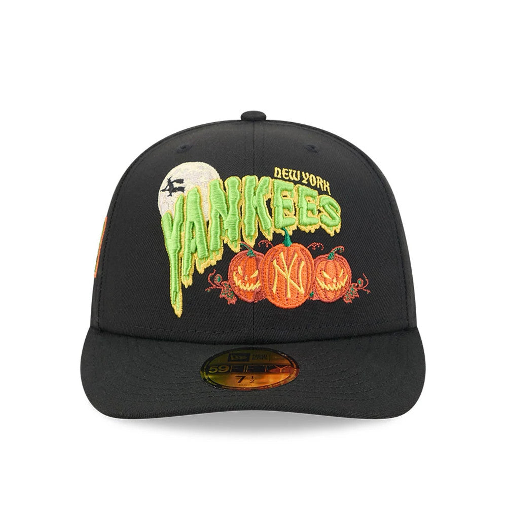 Pictured is this MLB Pumpkin Patch New York Yankees 59FIFTY Fitted cap in black. 3