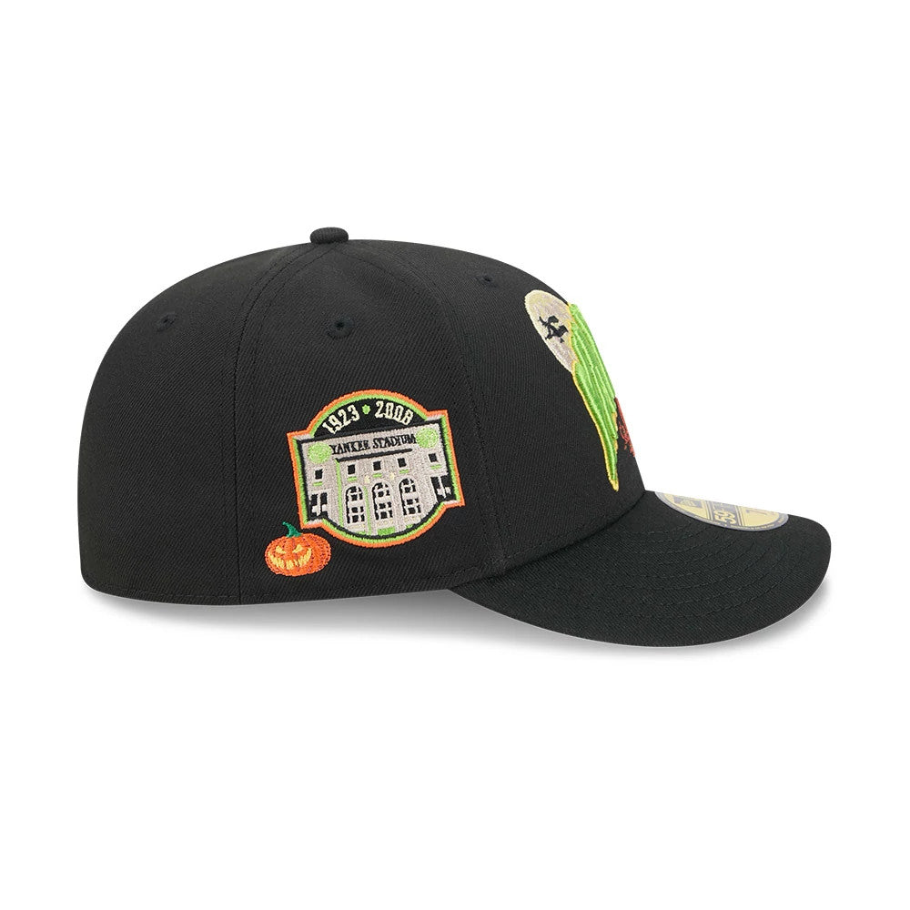 Pictured is this MLB Pumpkin Patch New York Yankees 59FIFTY Fitted cap in black. 7