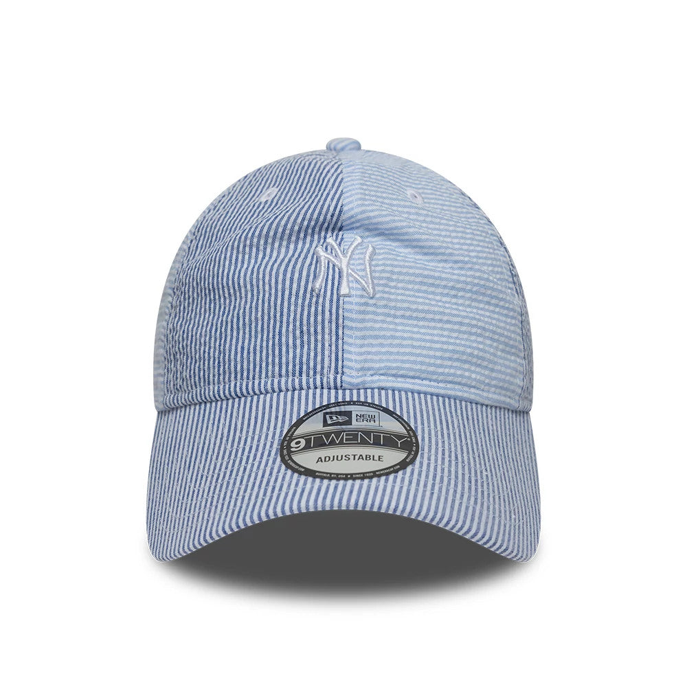Pictured is this MLB Stripe New York Yankees 9TWENTY cap in pastel blue. 2