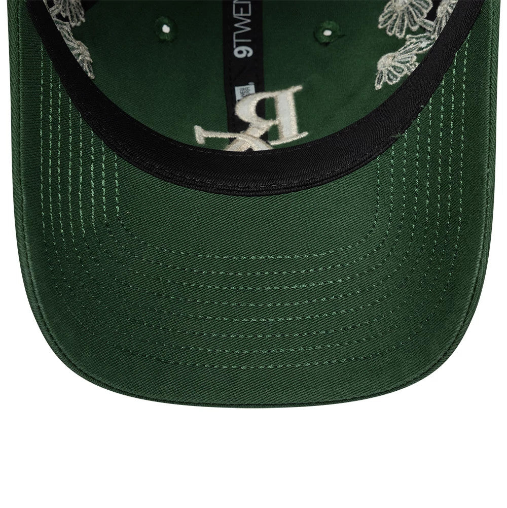 Pictured is this Ryder Cup 2027 All Over Print 9TWENTY cap in dark green. 7