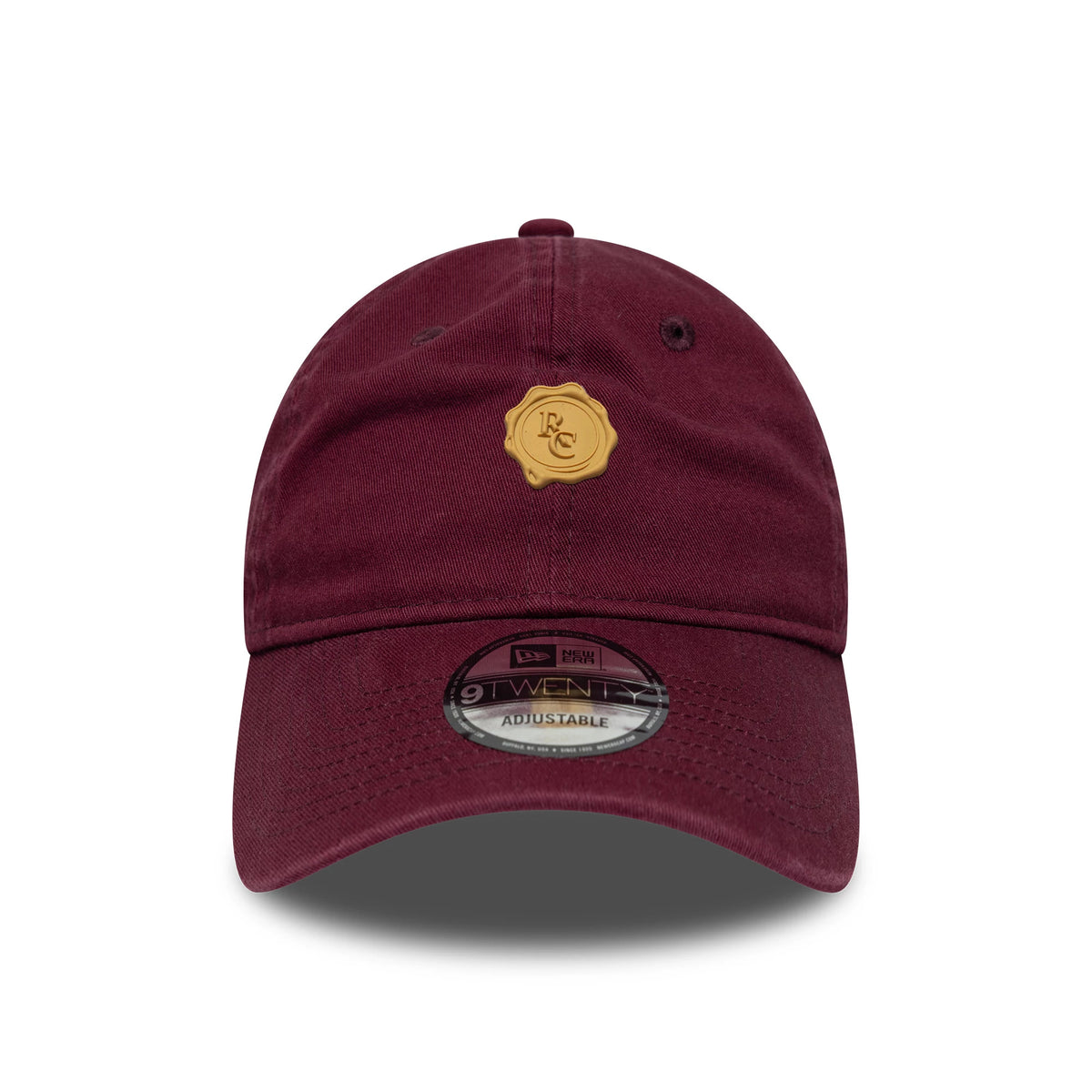 Pictured is this Ryder Cup 2027 100 Years 9TWENTY cap in dark red. 2