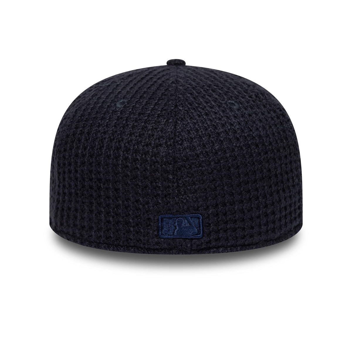 Pictured is this MLB Knitted LA Dodgers 59FIFTY Fitted cap in navy. 4