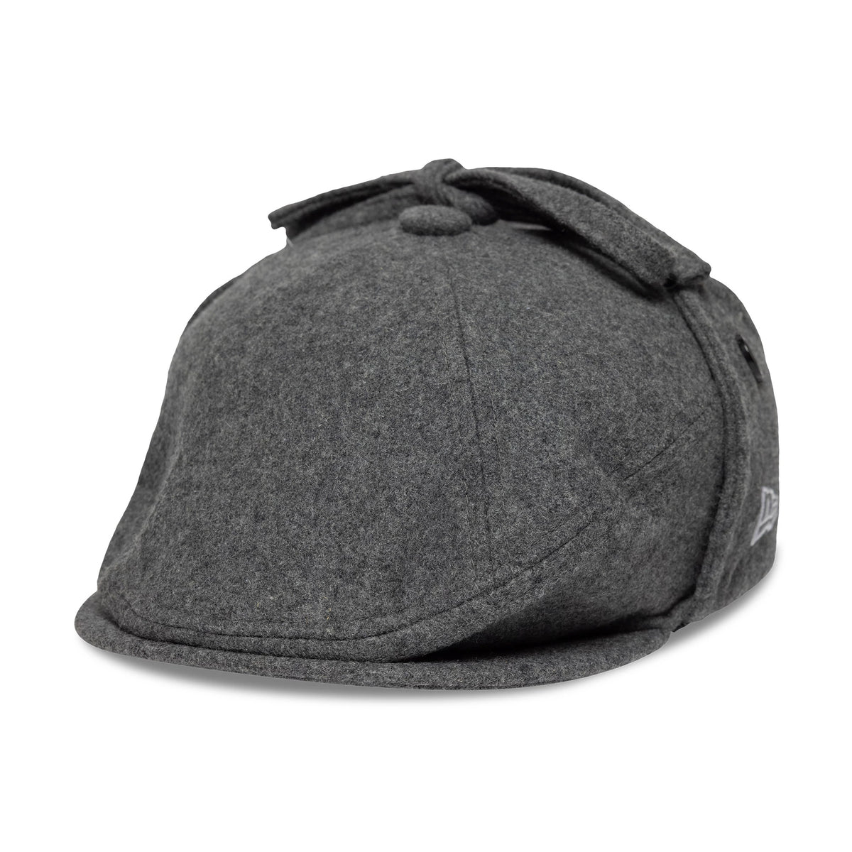 Pictured is this MLB Wool LA Dodgers Downflap Driver cap in grey. 1