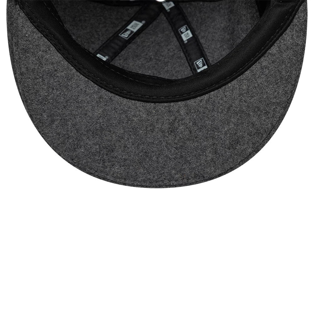 Pictured is this MLB Wool LA Dodgers Downflap Driver cap in grey. 9