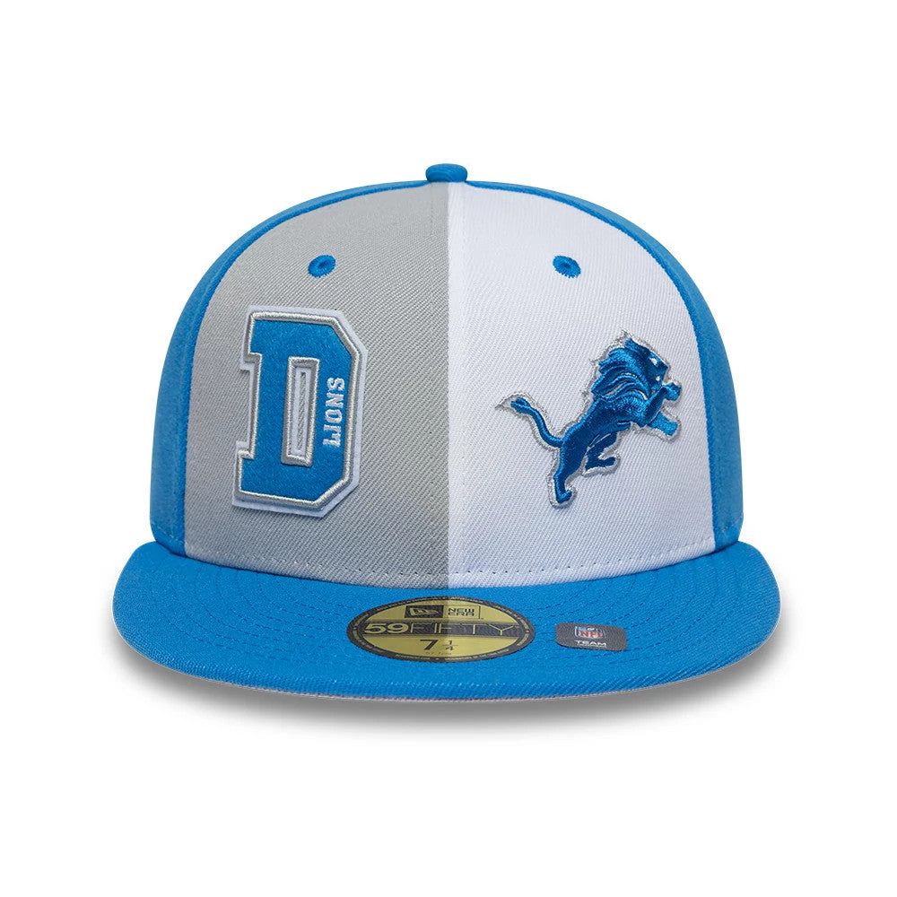 Pictured is this NFL International Games Detroit Lions 59FIFTY Fitted cap in blue. 2
