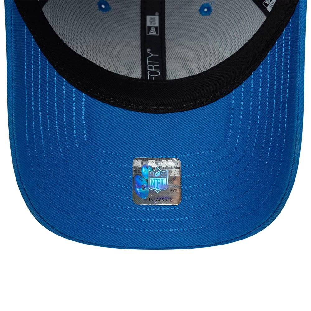 Pictured is this NFL International Games 2026 Munich Detroit Lions 9FORTY cap in blue. 7