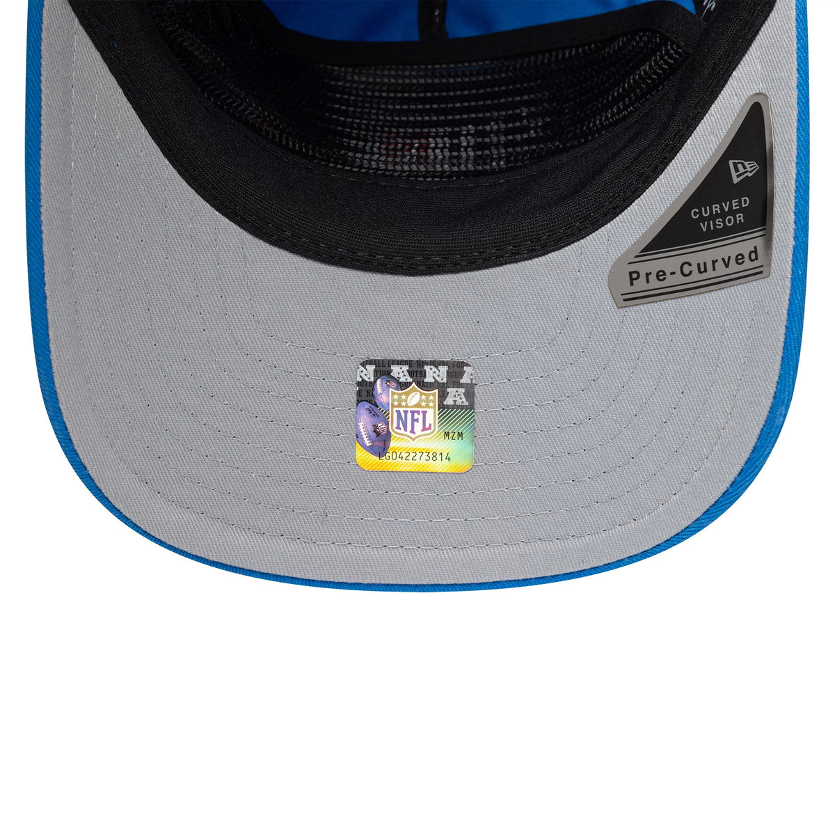 Pictured is this NFL International Games 2026 Munich Detroit Lions 19TWENTY cap in blue. 2