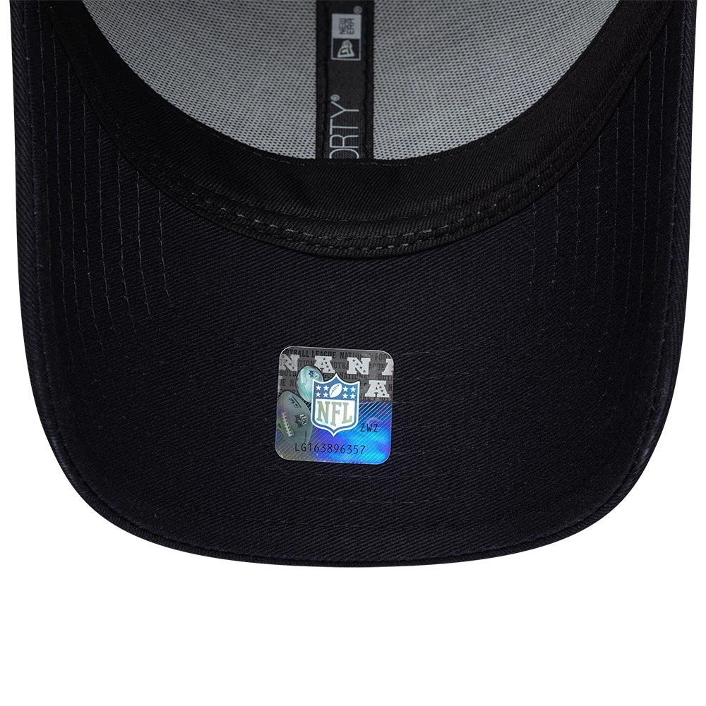 Pictured is this NFL International Games 2026 Paris 9FORTY cap in navy. 7
